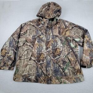 Field & Stream Jacket Mens 2XL Camo HydroProof‎ Ultra Waterproof Hooded Realtree